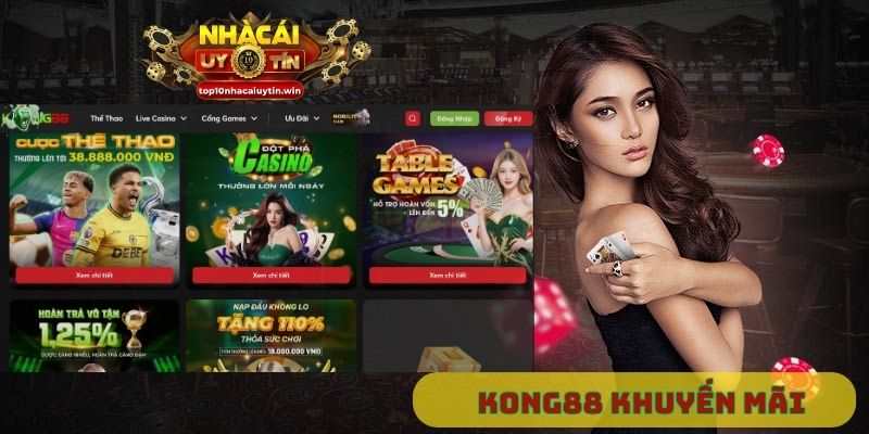 Kong88 khuyến mãi